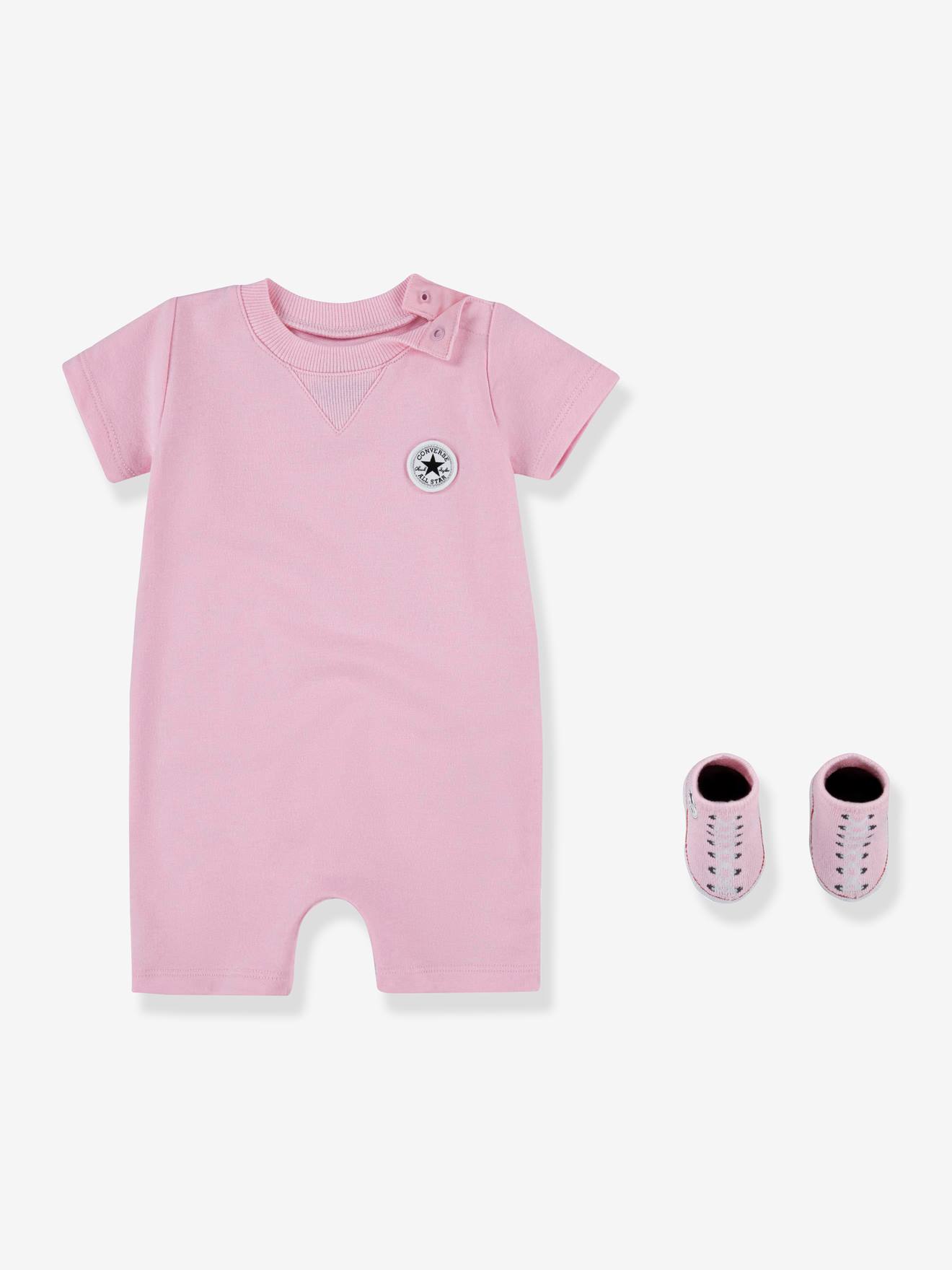 Set of 2 Items: Jumpsuit + Socks, Lil Chuck by CONVERSE rose