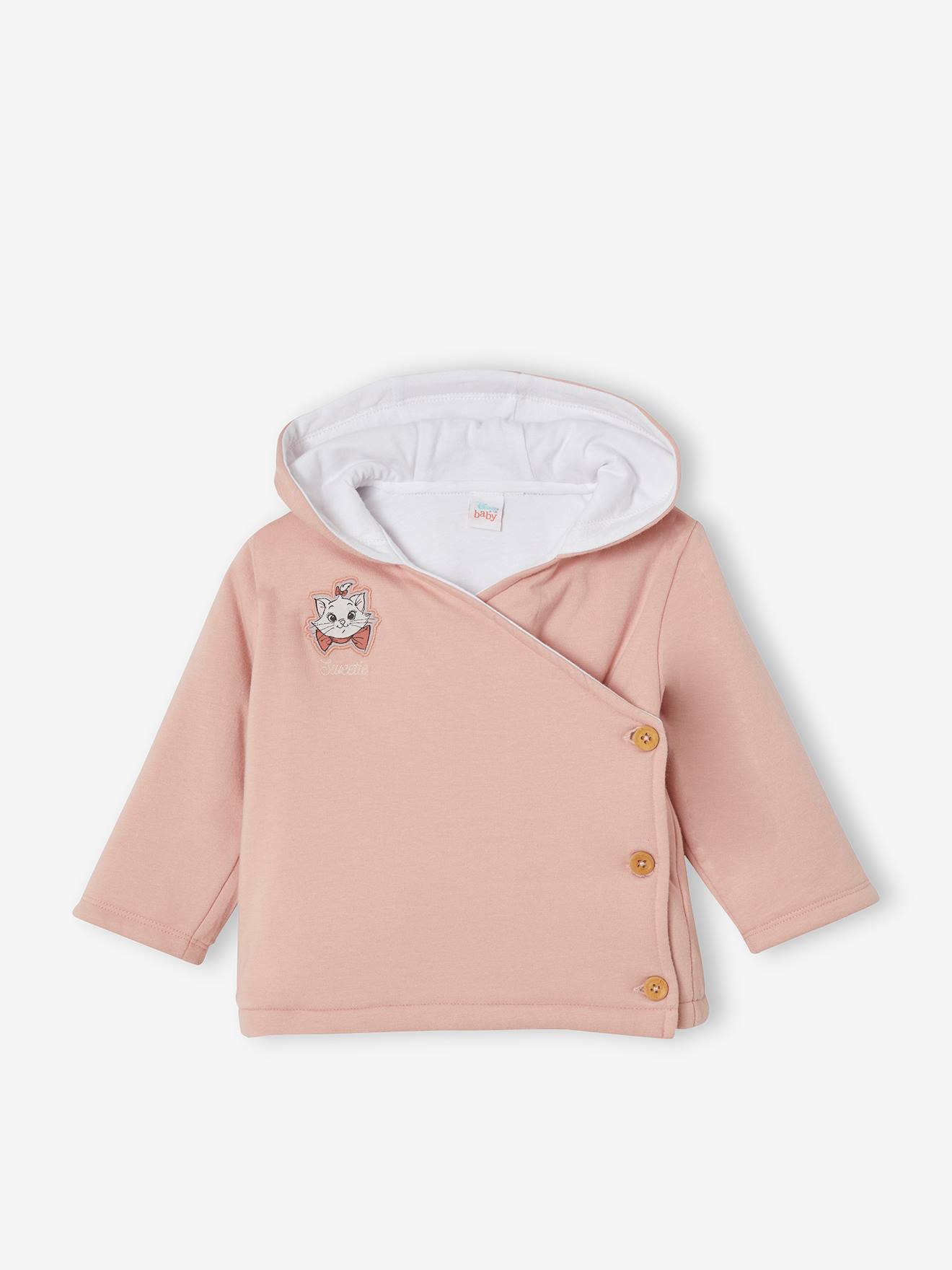 Marie of the Aristocats Jacket for Babies, by Disney(r) pink medium solid with desig