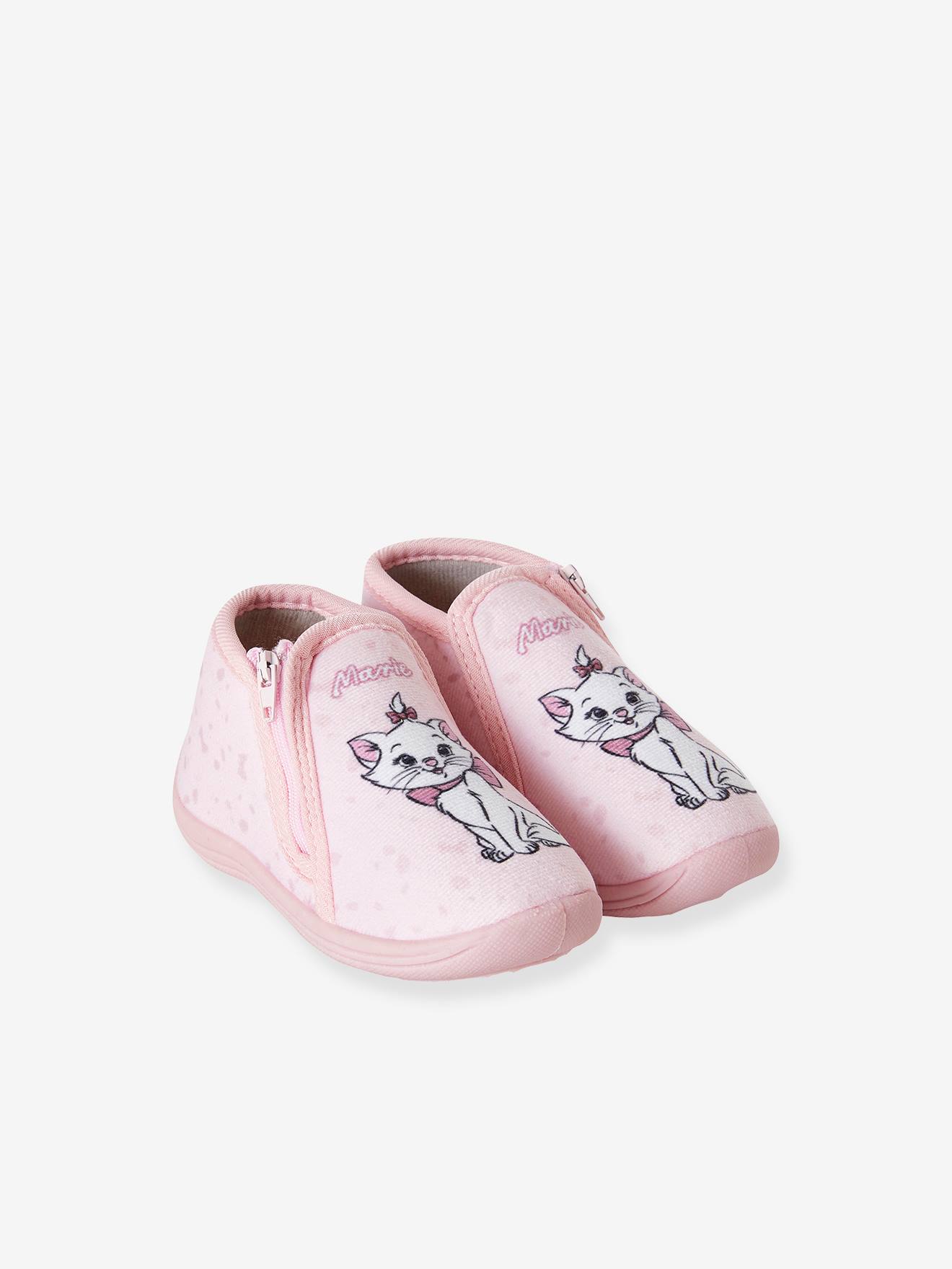 Pram Shoes, Disney® The Aristocats' Marie, for Girls - pink light solid  with design, Shoes | Vertbaudet