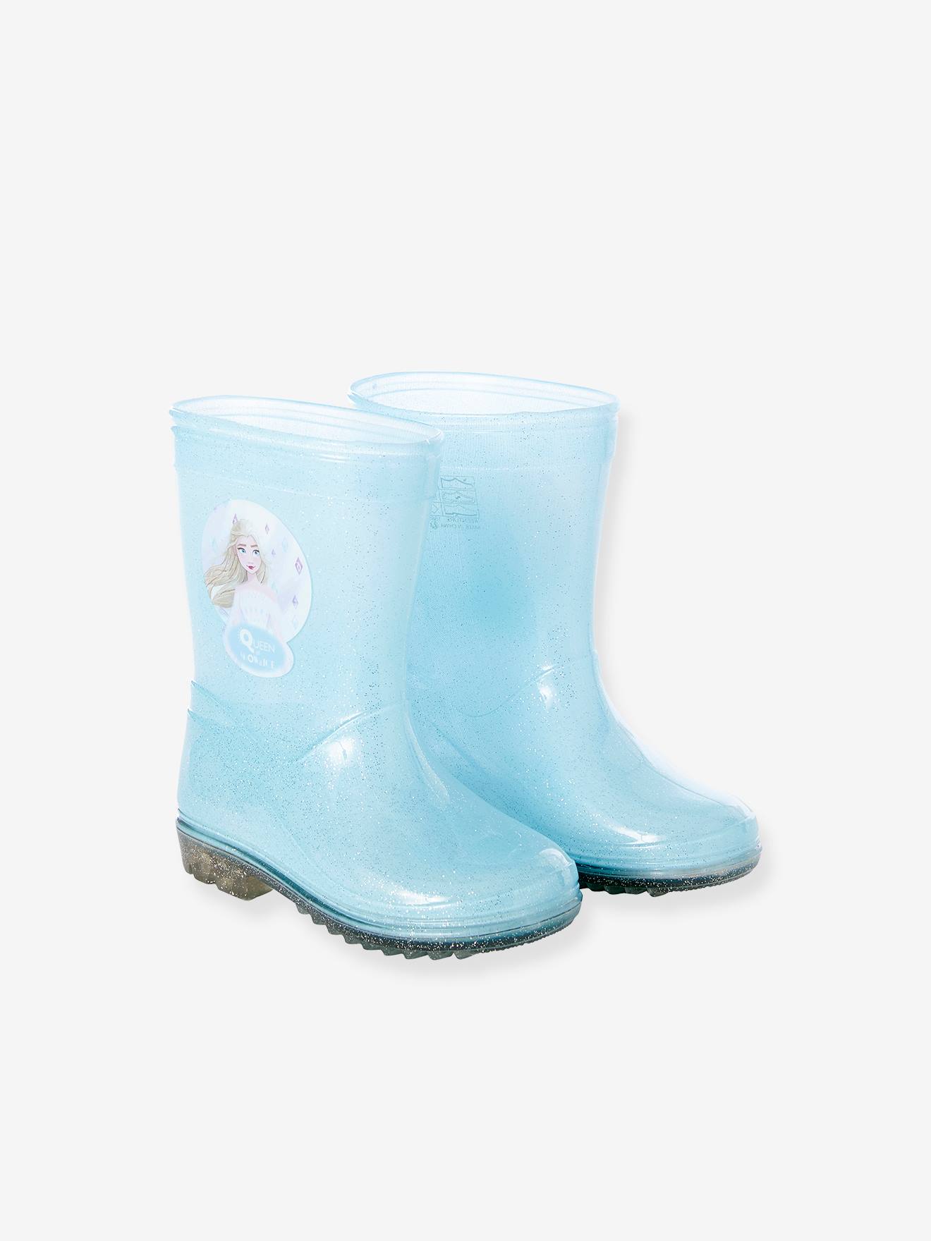 Frozen 2 Wellies by Disney(r) blue light solid with design