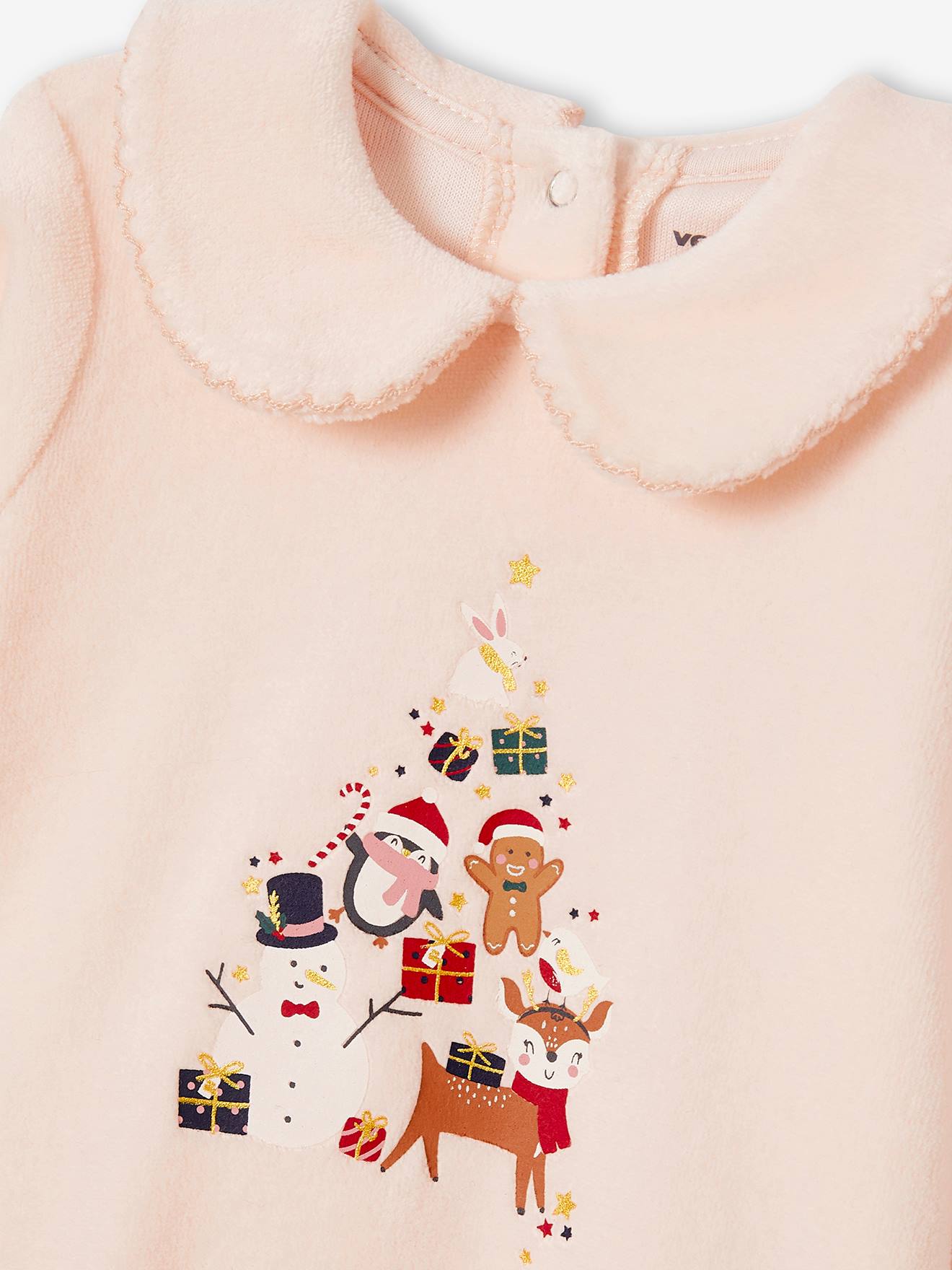 Baby girl best sale christmas sleepsuit