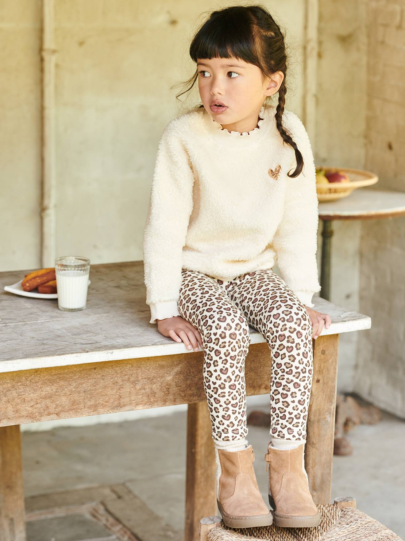 Legging polaire fille new arrivals