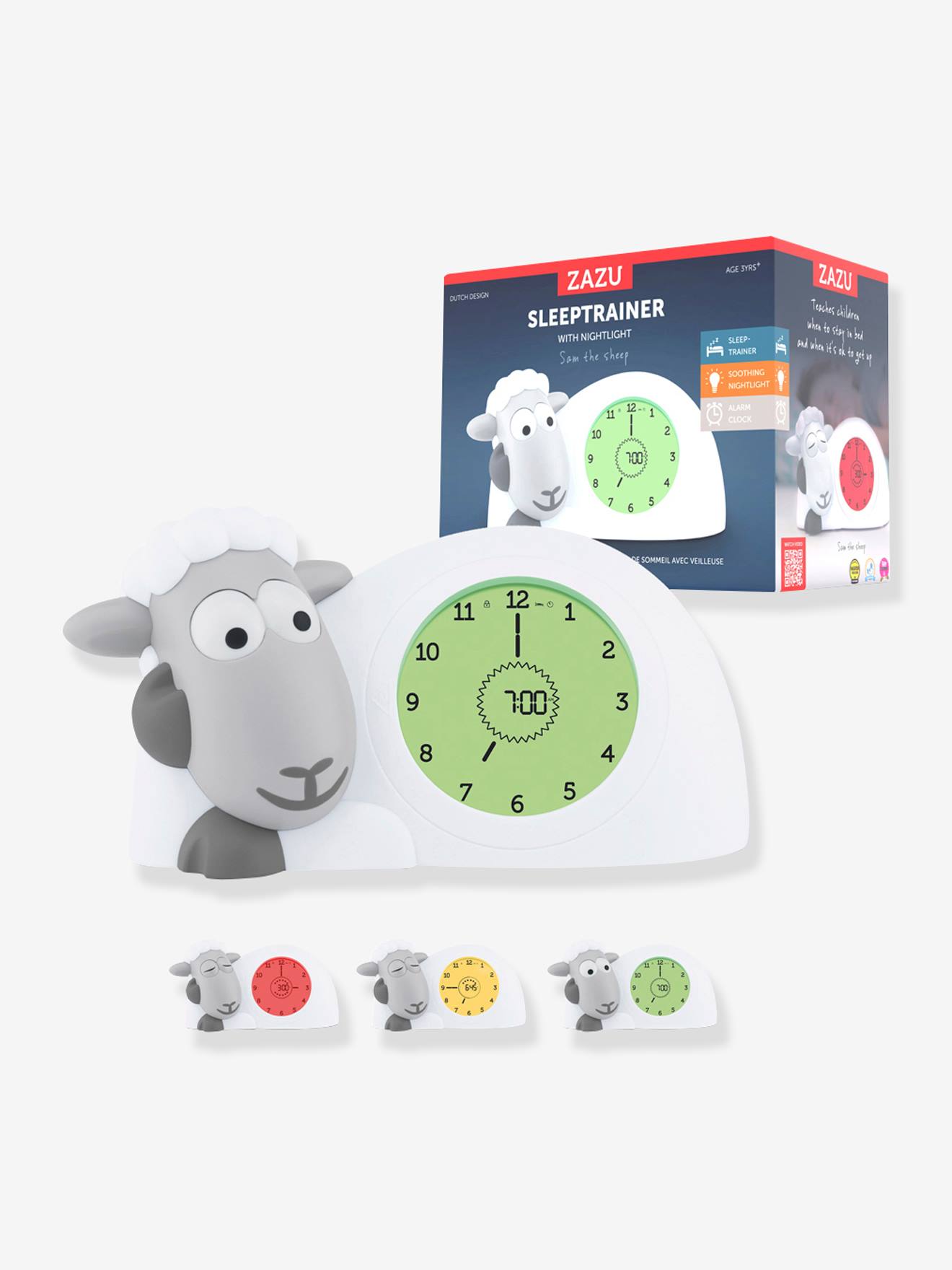 Sam the Sheep Sleeptrainer, by Zazu - grey, Toys | Vertbaudet