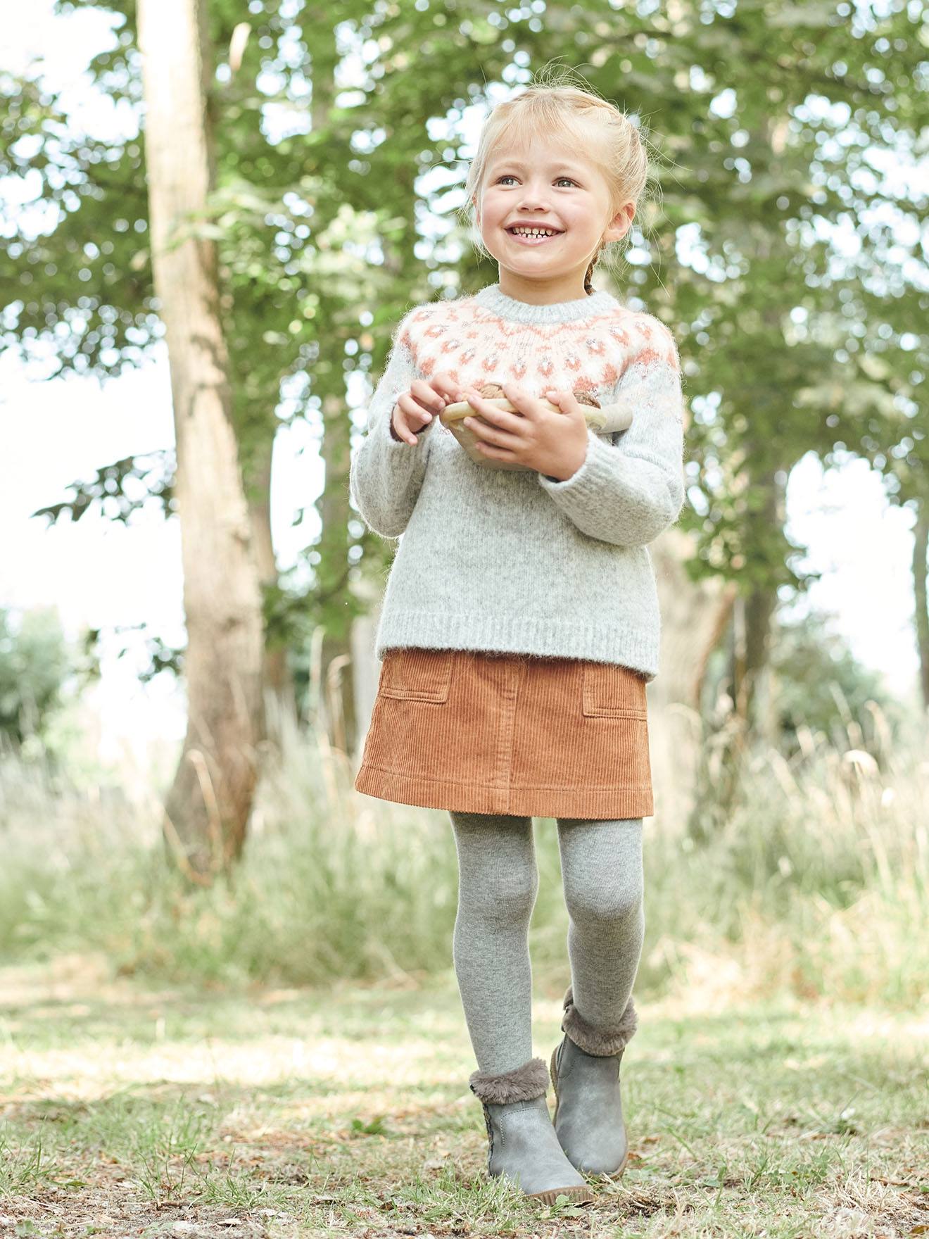 Little girl shop fur boots