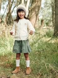 Girls-Skirts-Corduroy Skirt with Ruffle, for Girls