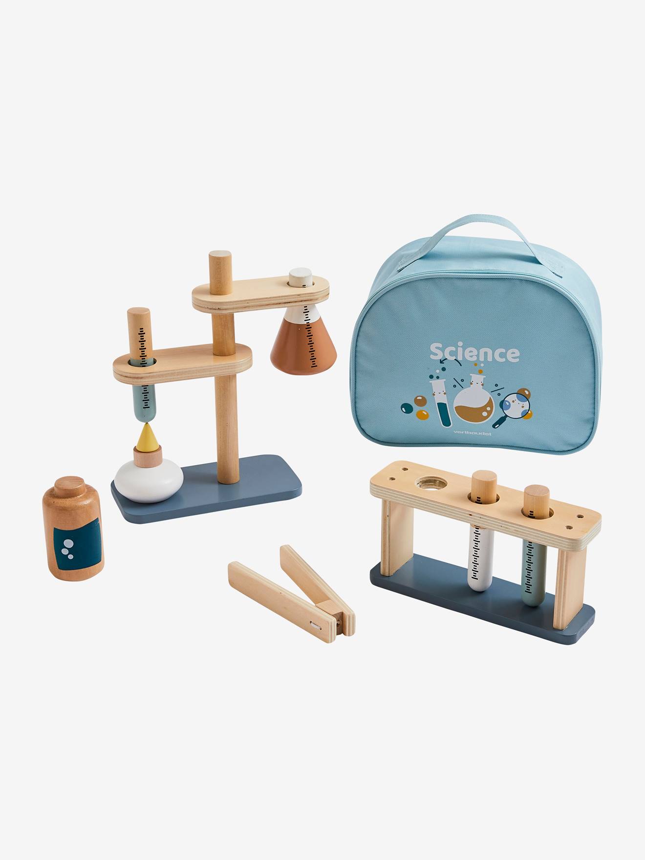 Chemistry Set in FSC® Wood light solid with design