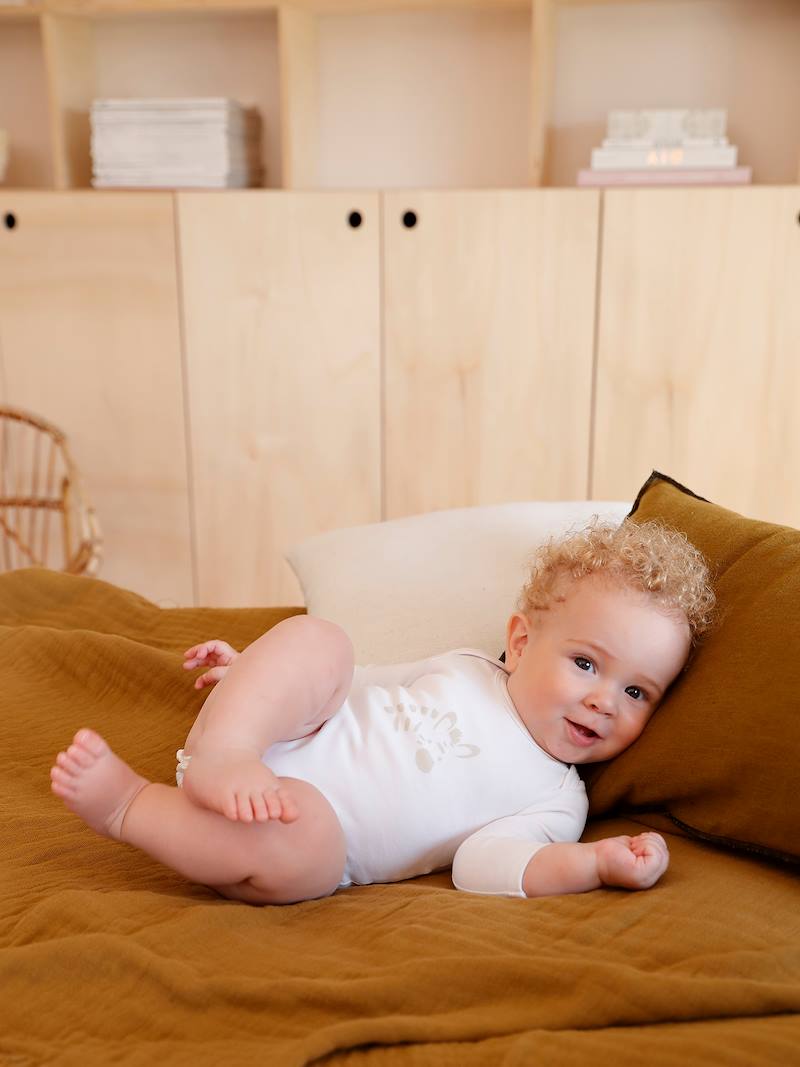 Pack of 5 "Animals" Long Sleeve Bodysuits for Newborn Babies, Cutaway