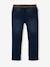 Straight Cut Denim-Effect Fleece Trousers, for Boys BLACK DARK SOLID+BLUE MEDIUM TWO COLOR/MULTICOL+BLUE MEDIUM WASCHED+double stone+Grey Denim 