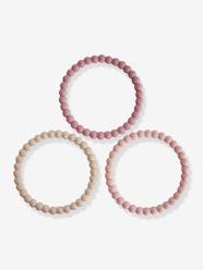 Toys-Baby & Pre-School Toys-Early Learning & Sensory Toys-Pack of 3 Pearl Teether Bracelets - MUSHIE