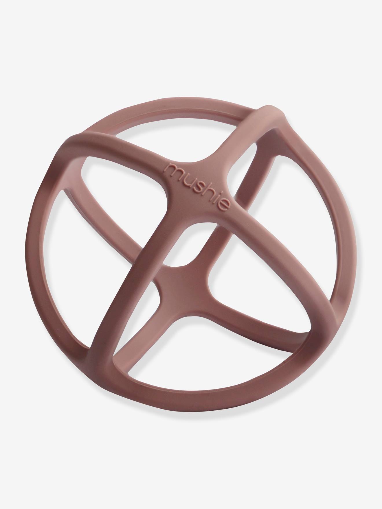 Teether Ball in Silicone - MUSHIE rose