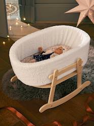 Toys-Cradle in FSC® Wood & Bouclé Fabric