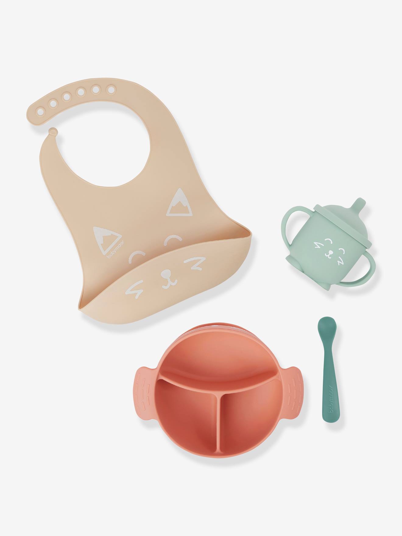 Learn’isy Mealtime Set, by BABYMOOV red light solid