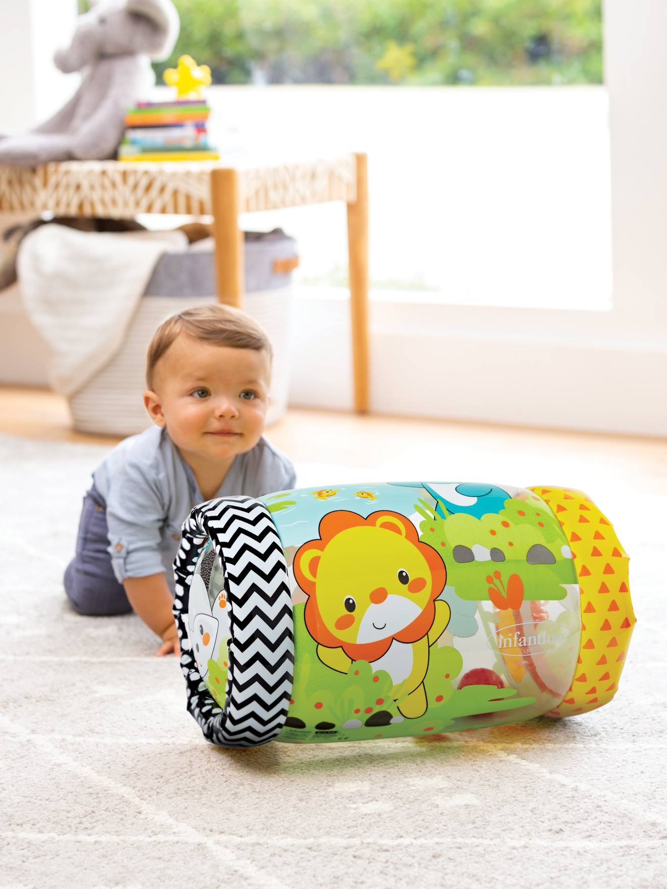 Jungle Peek & Roll - INFANTINO multicoloured