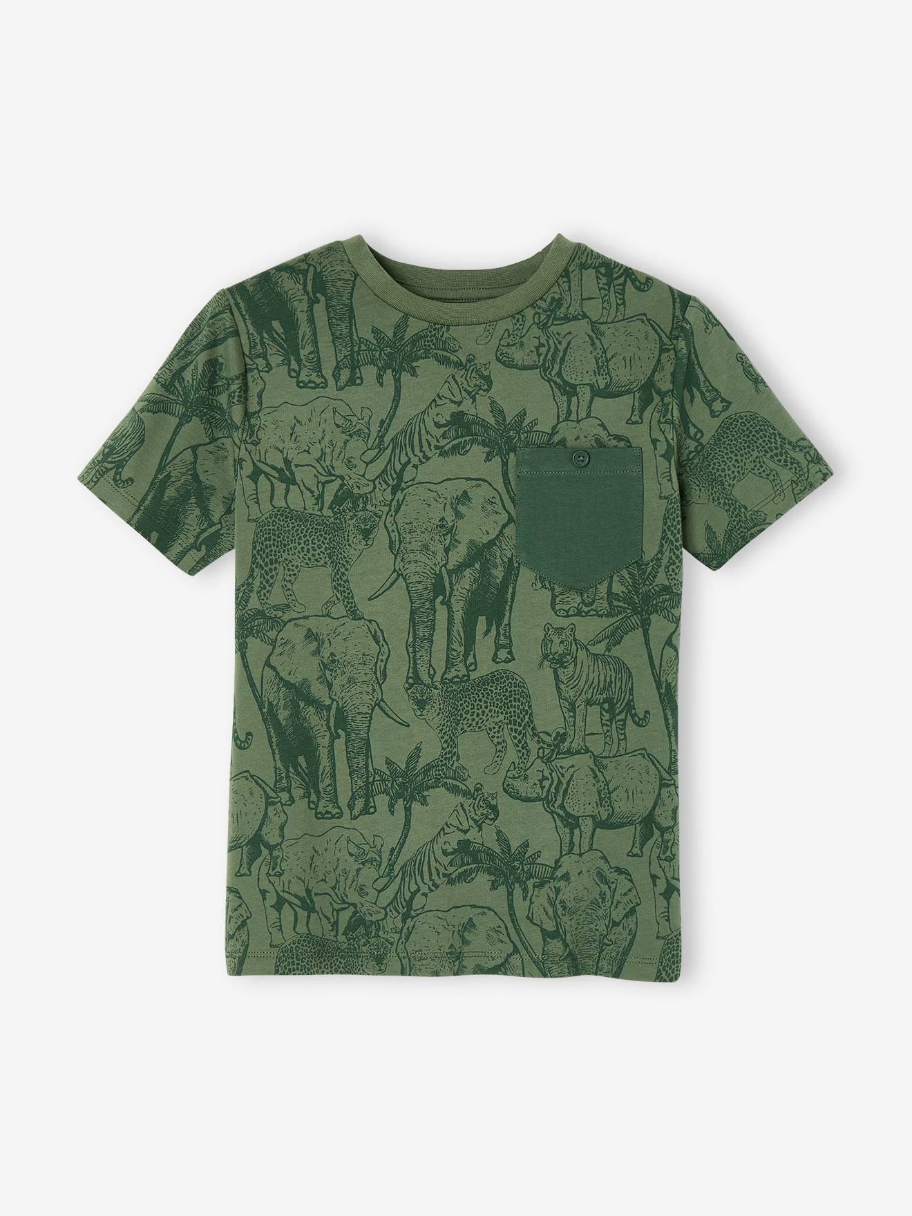 T-Shirt with Graphic Motifs