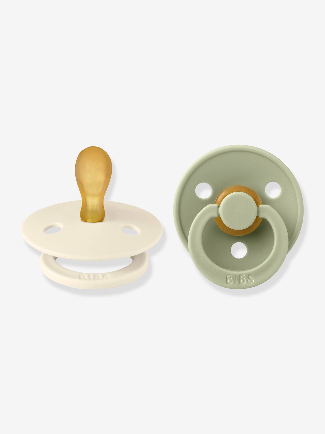 Set of 2 BIBS Colour Dummies