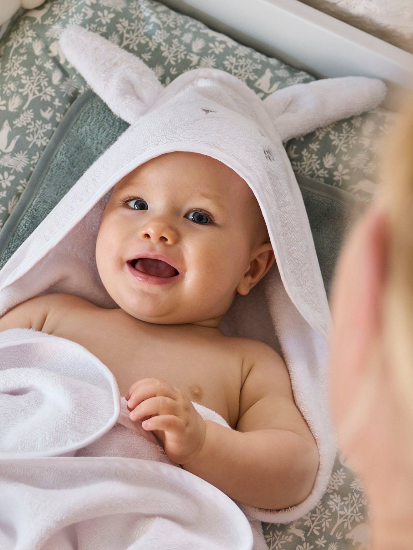 Bath Cape + Wash Mitt