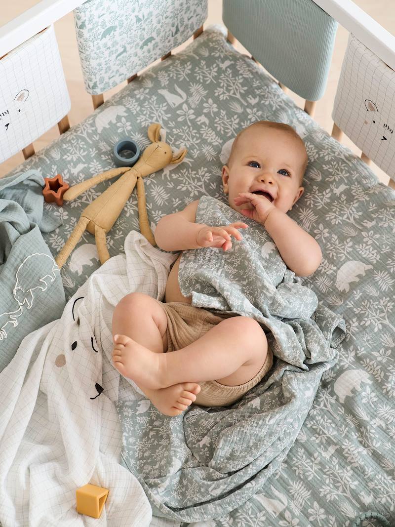 Play Mat, In the Woods sage green, Bedding & Decor Vertbaudet