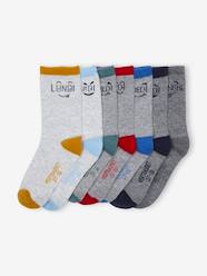 Boys-Pack of 7 Pairs of Fun Weekday Socks