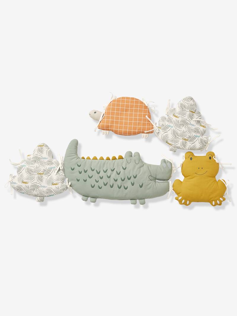 Modular Cot/playpen bumper, Trek multicoloured, Bedding & Decor