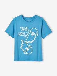 Boys-T-Shirt with Maxi Motif with Puff Ink Details for Boys