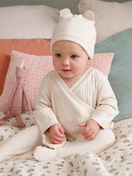 Rib Knit Jumpsuit & Beanie for Babies