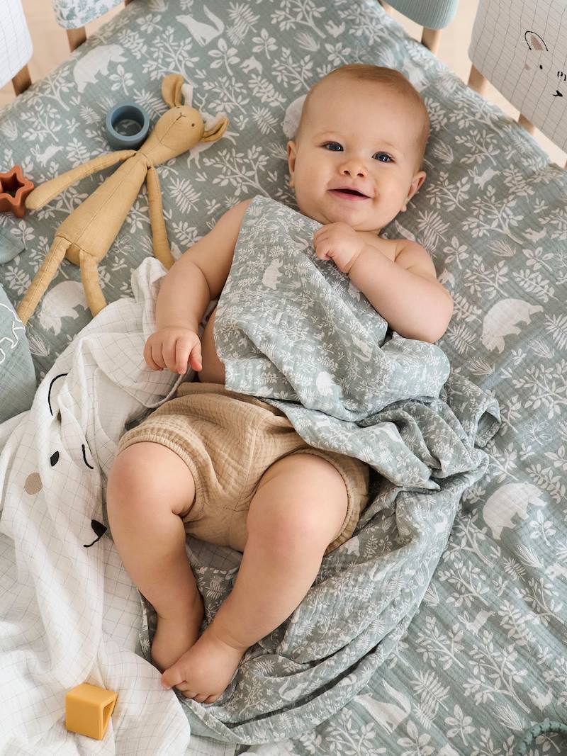 Play Mat, In the Woods sage green, Bedding & Decor Vertbaudet