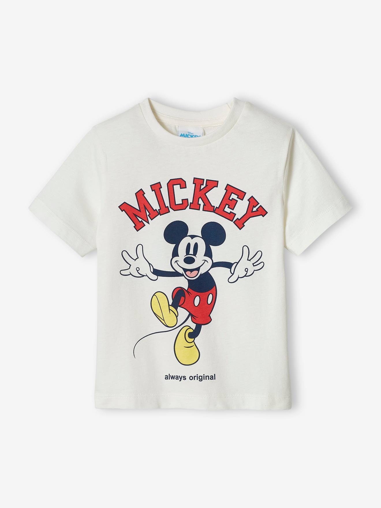 Mickey Mouse T-Shirt by Disney®, for Boys - ecru, Boys | Vertbaudet