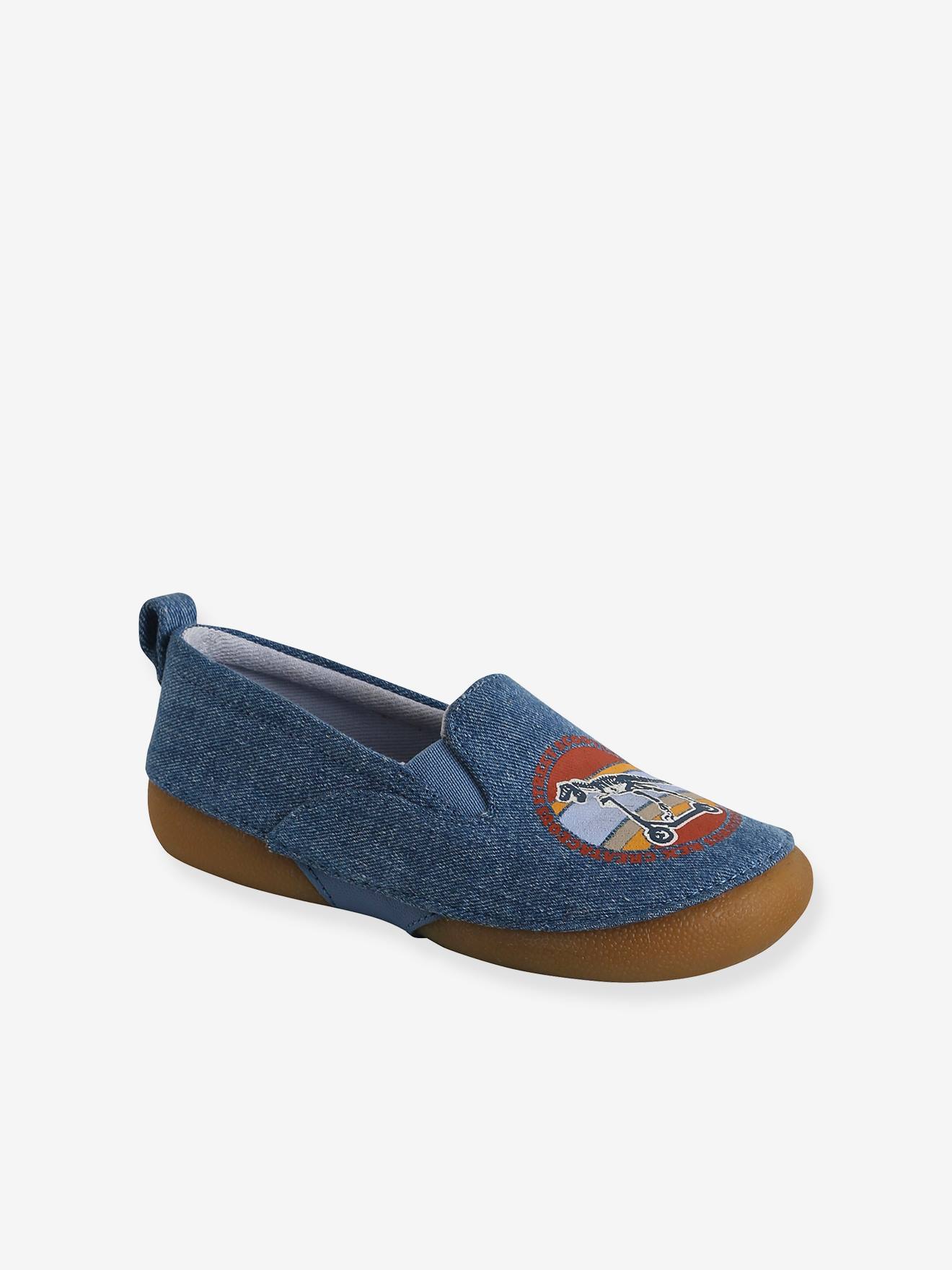 Fabric Indoor Shoes with Elastic
