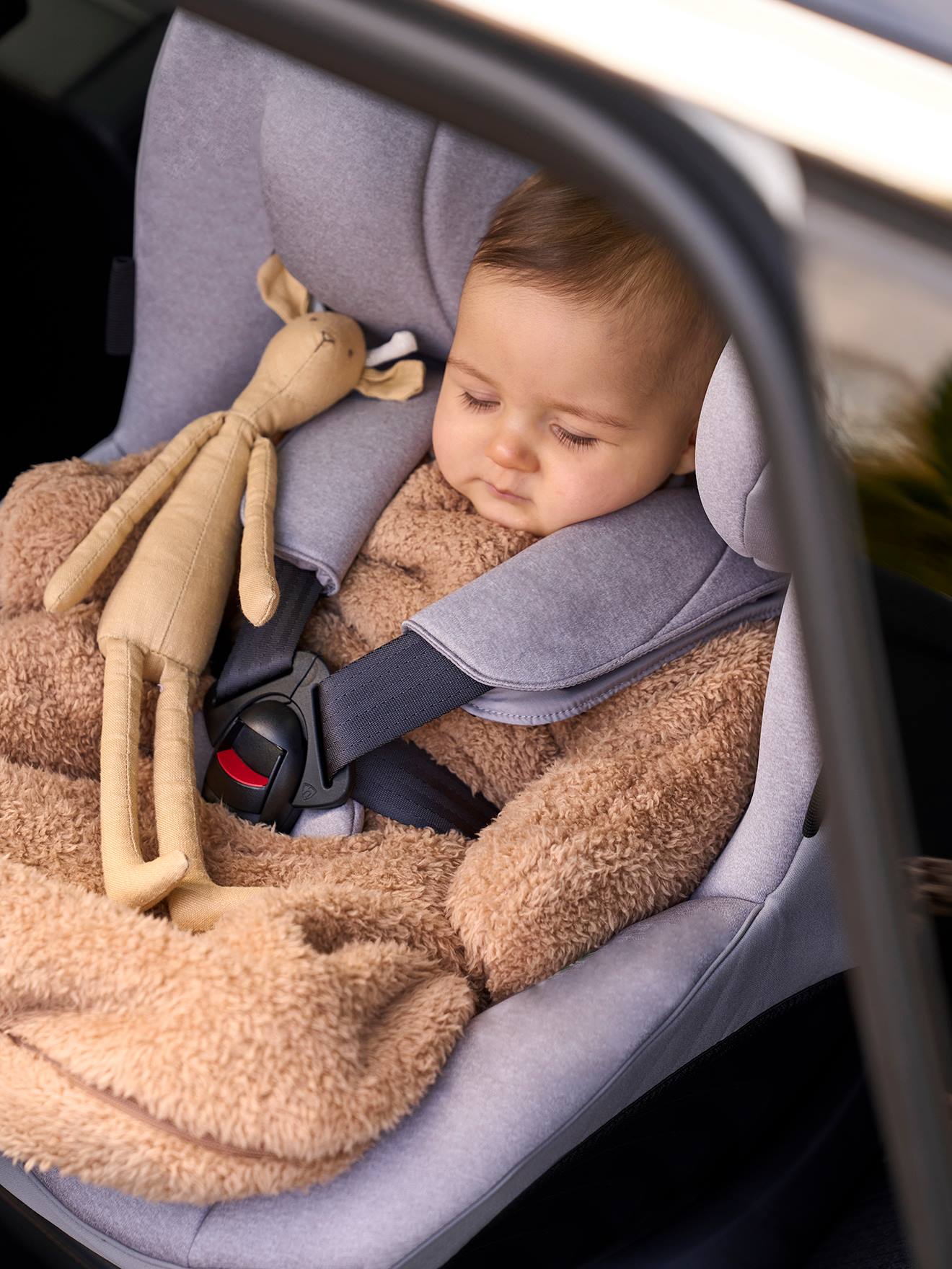 Car Special Baby Sleep Bag in Microfibre medium solid