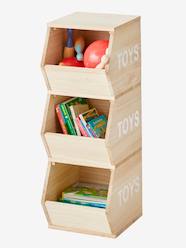 -Vertical Unit with 3 Tubs, Toys