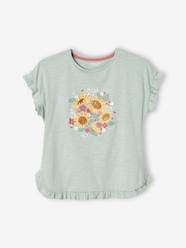 Girls-T-Shirt with Ruffle & Sequins for Girls