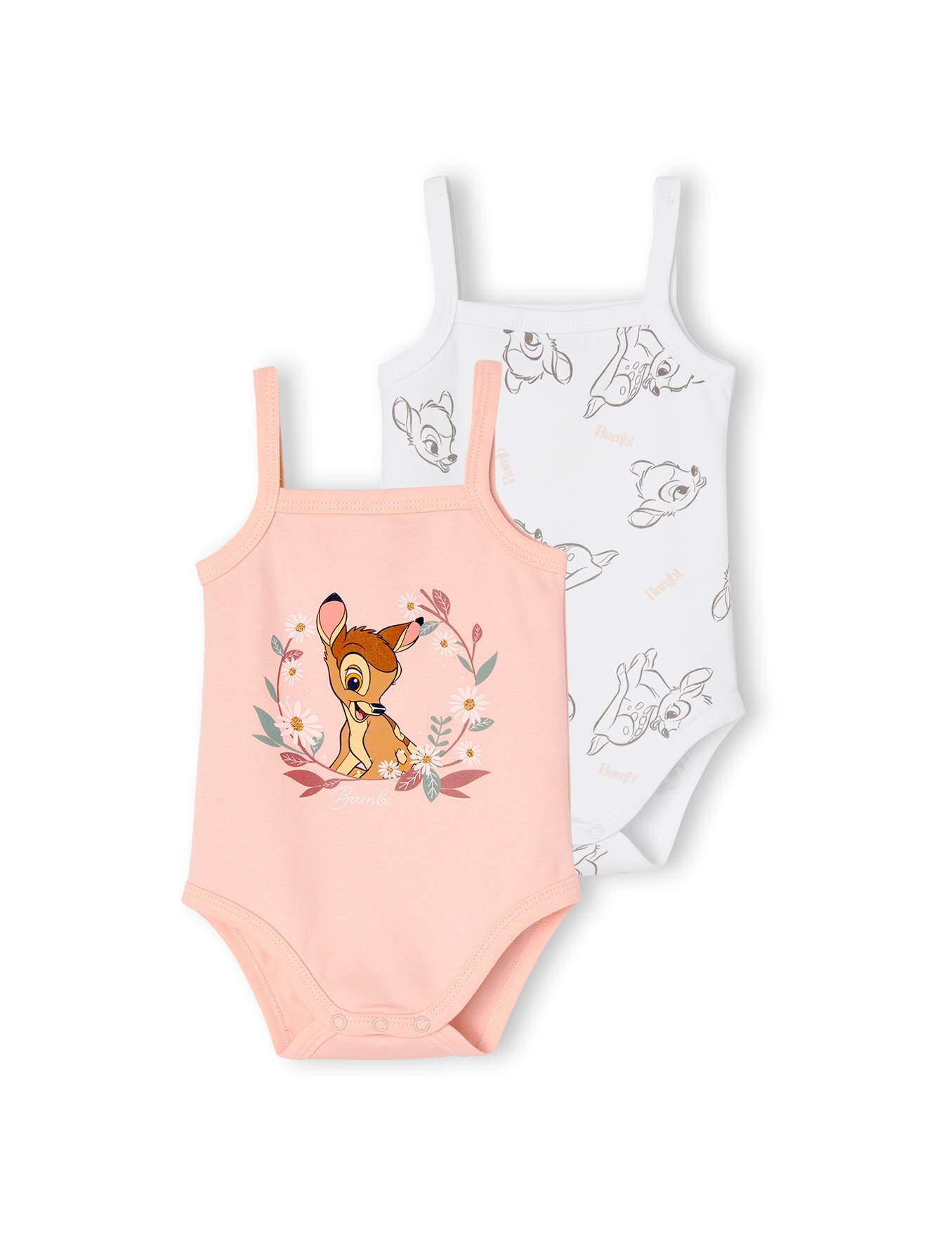 Pack of 2 Bambi by Disney(r) Bodysuits for Babies old rose