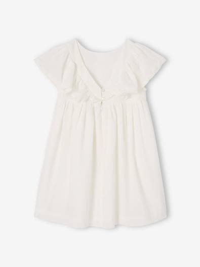 Occasionwear Dress with Broderie Anglaise Details for Girls - ecru ...