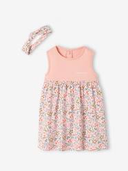 -Dress & Matching Headband, for Babies