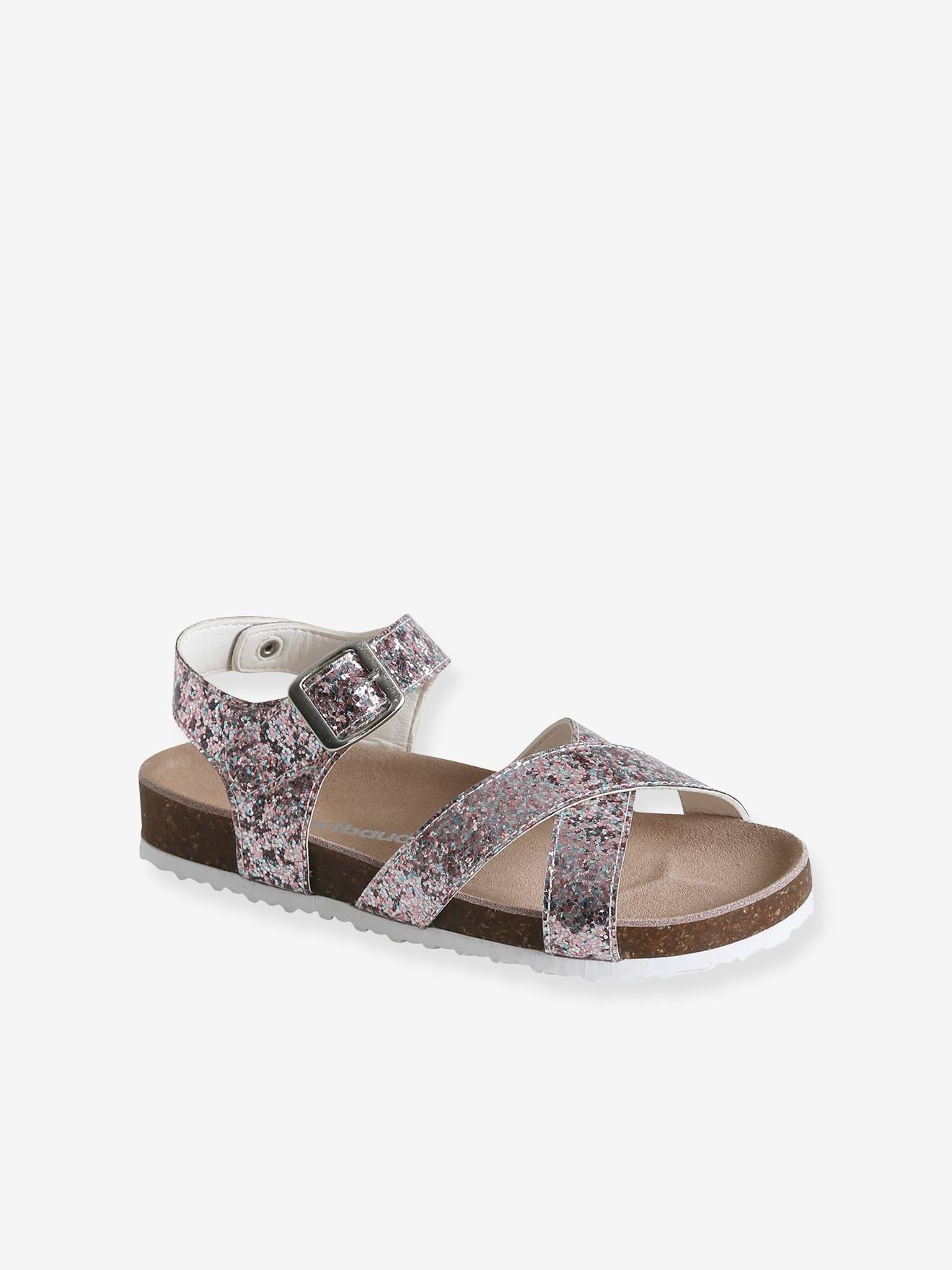 Silver glitter sandals sale for girls