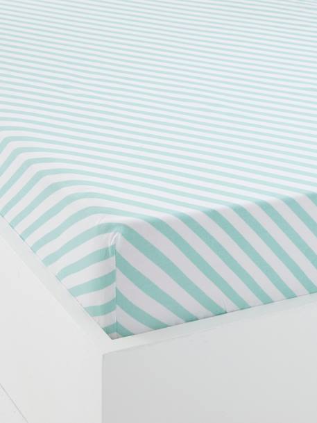 Baby Fitted Sheet Jungle Party Theme Green Light All Over Printed