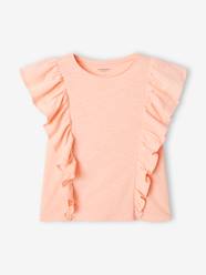 Girls-Tops-T-Shirt with Ruffles for Girls