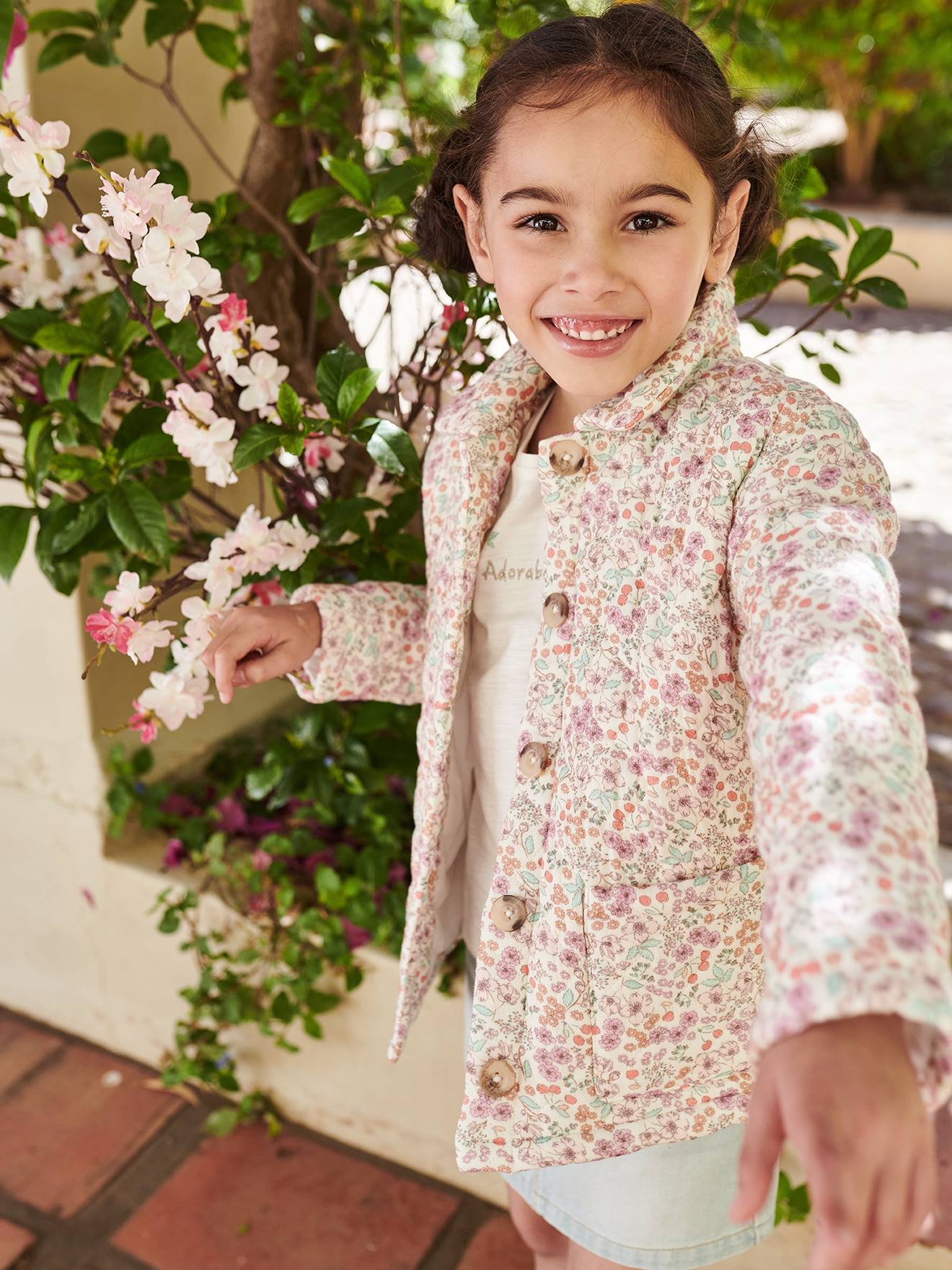 Girls hotsell floral jacket