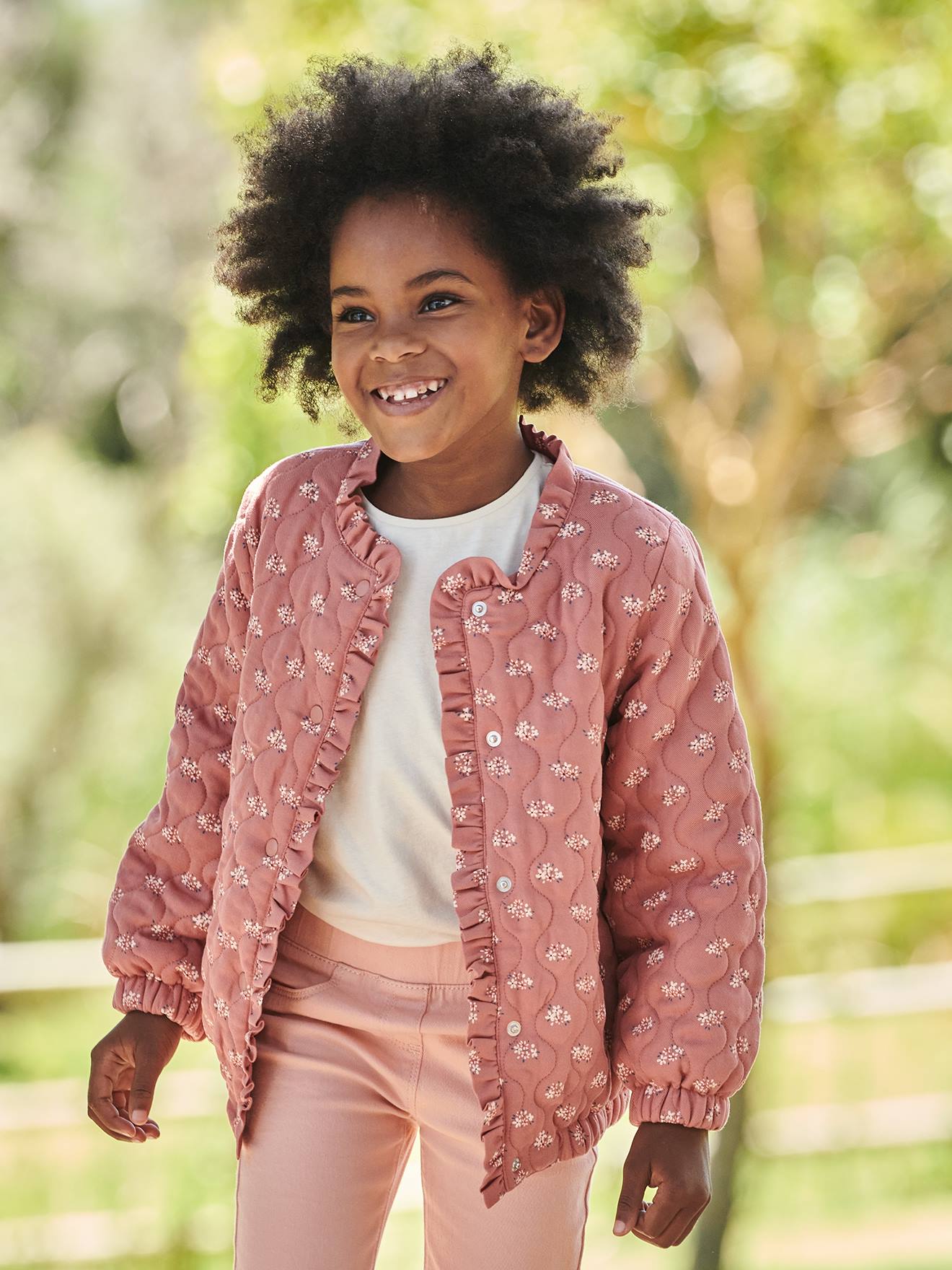 Girls pink bomber on sale jacket