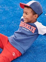 -Team Brooklyn Colourblock Sports Sweatshirt for Boys