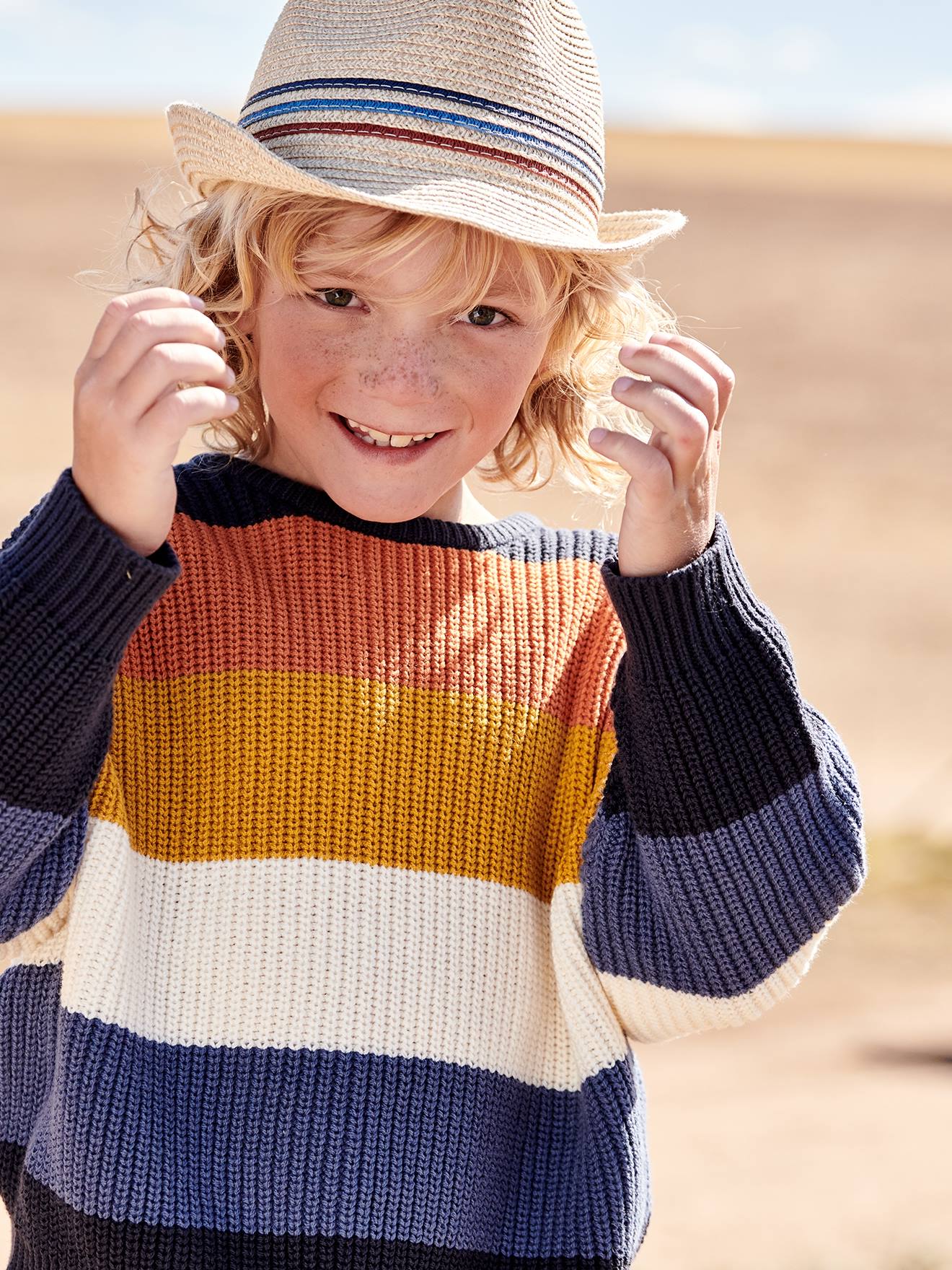 Boys striped outlet tee