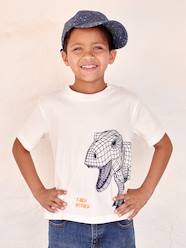 Boys-Tops-T-Shirt with 3D-Effect Motif, for Boys