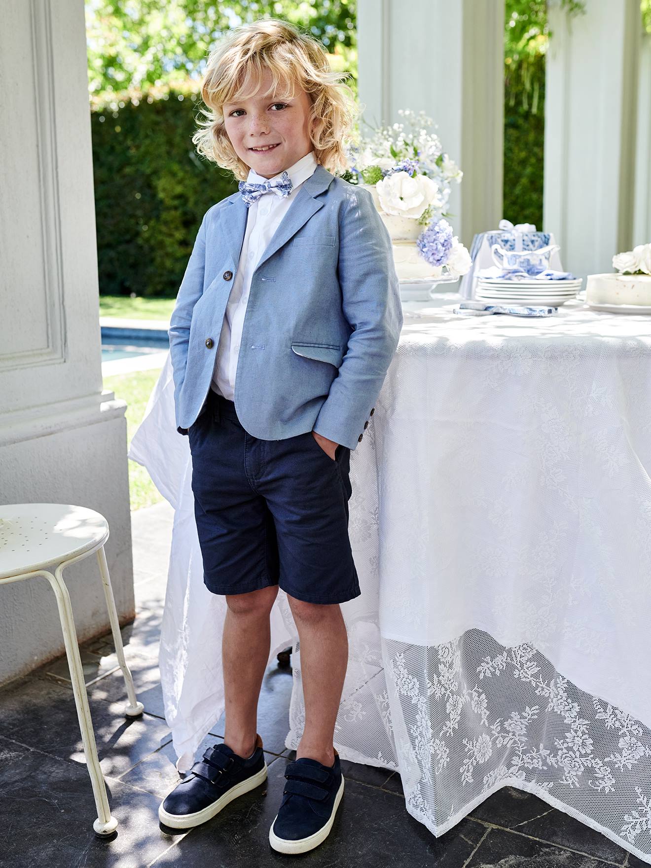 Boys best sale linen blazer