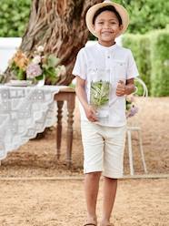 Boys-Shorts-Bermuda Shorts in Cotton/Linen for Boys