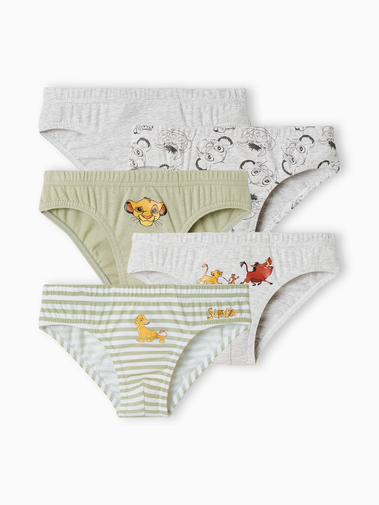 Pack of 5 Briefs for Boys, Disney(r) The Lion King
