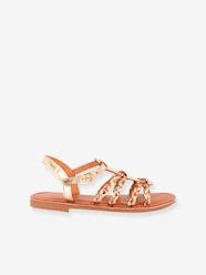 Shoes-Girls Footwear-Sandals-Leather Sandals for Kids, Baia by LES TROPEZIENNES® PAR M. BELARBI