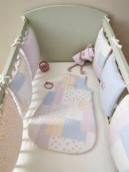 Modular Cot/Playpen Bumper in Organic* Cotton Gauze, Cottage