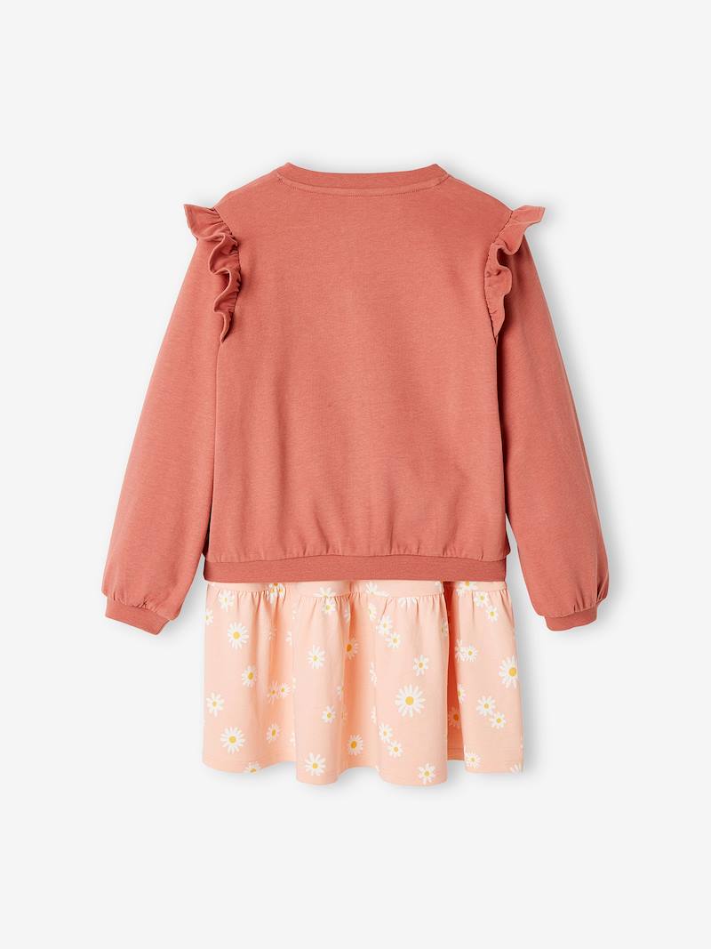 Dress & Jacket Combo for Girls peach, Girls Vertbaudet