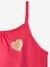 Pack of 3 Basics Tops with Thin Straps, for Girls peach+raspberry pink 