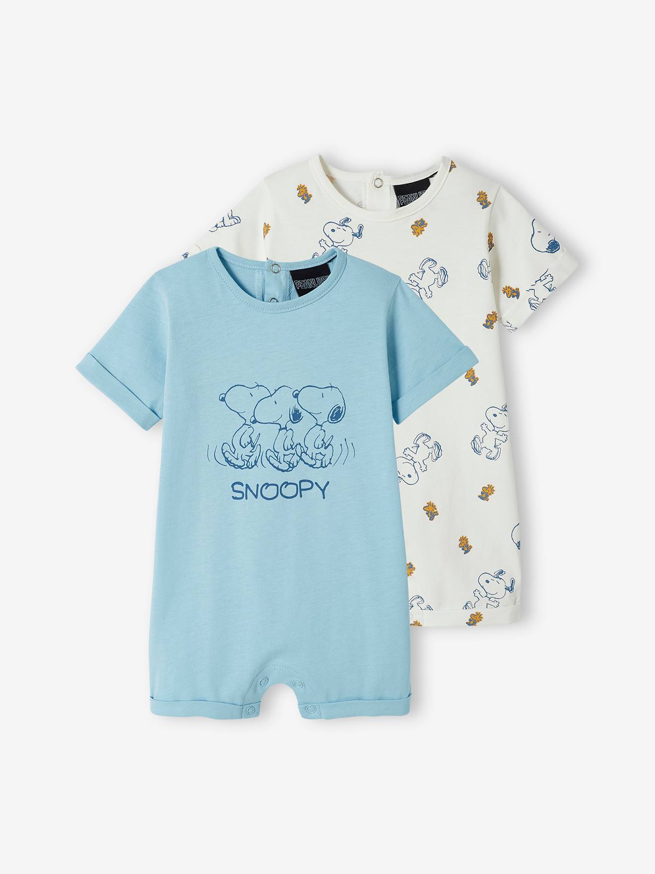Pack of 2 Snoopy Playsuits for Baby Boys, by Peanuts(r)